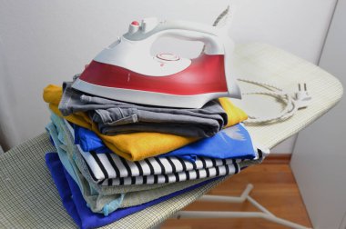 ütülenmiş bir ütü