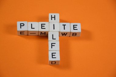 Lütfen-- İflasın Almancası.