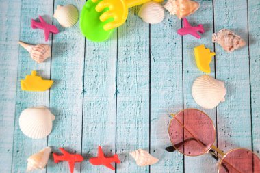 bir yaz tatili konsepti