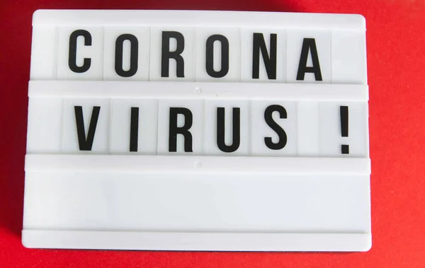 Symbol Photo Coronavirus — Stock Photo, Image