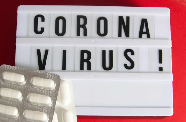 Una Foto Simbolo Coronavirus — Foto Stock
