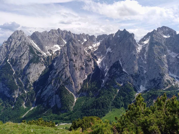 Wilder Kaiser Горный Хребет Тироле — стоковое фото