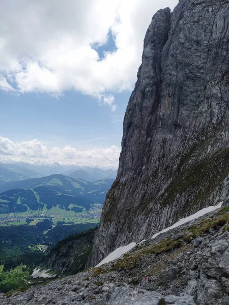 Wilder Kaiser Горный Хребет Тироле — стоковое фото