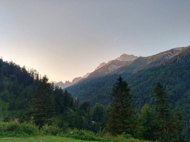 Güney Almanya 'da bir dağı tükürüyor