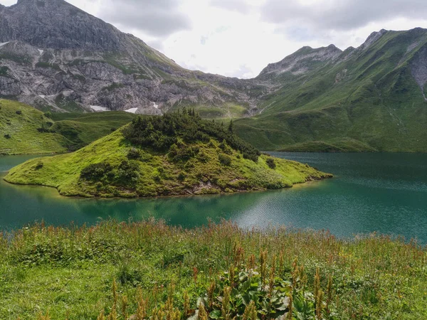 Schrecksee Lago Alpino Sul Alemanha — Fotografia de Stock