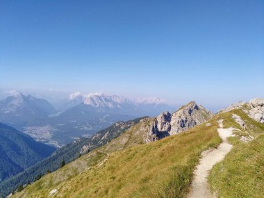 Güney Almanya 'da bir dağı tükürüyor
