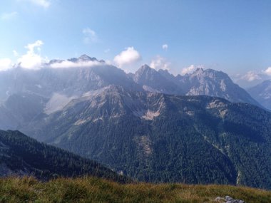 Güney Almanya 'da bir dağı tükürüyor