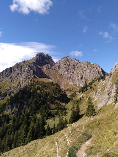 Klammspitze Uma Montanha Sul Alemanha — Fotografia de Stock