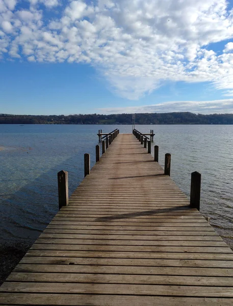 Journée Ensoleillée Lac Starnberger Bavaria — Photo