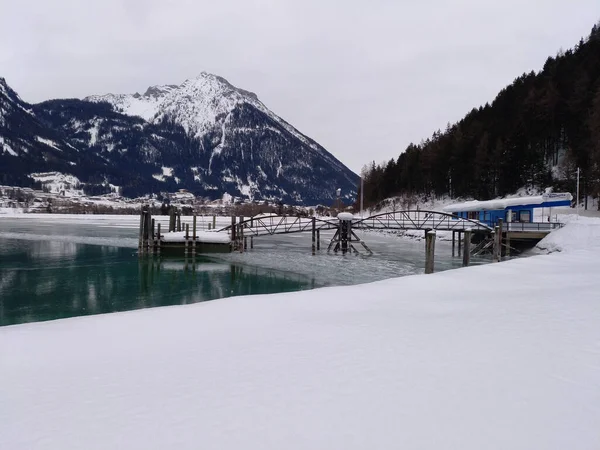 Lago Achensee Invierno — Foto de Stock