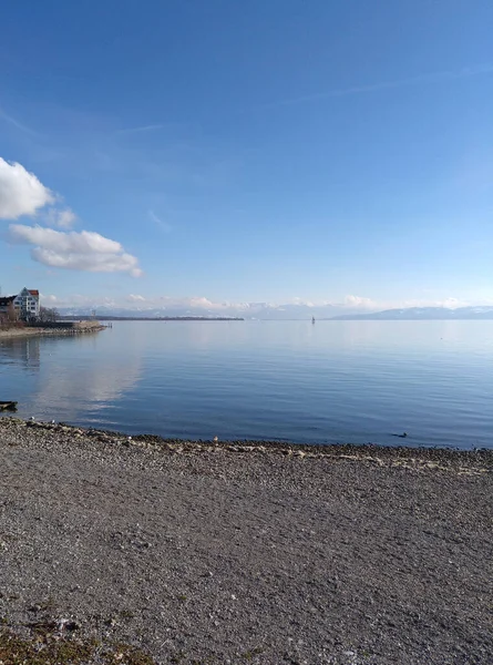 Solig Dag Vid Sjön Constance — Stockfoto