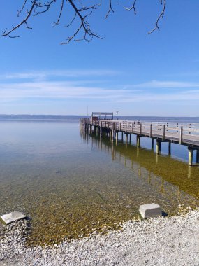 Achensee 'de güneşli bir gün - bavyera