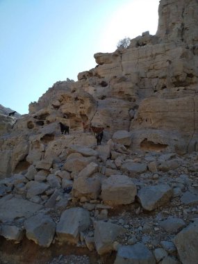 Khasab yakınlarındaki Umman manzarası