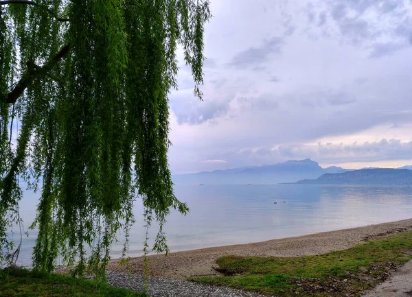Pagi Bardolino Danau Garda — Stok Foto