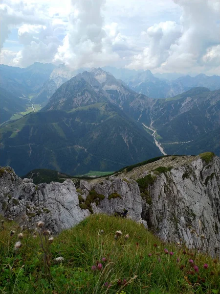 Insinuando Seebergspitze Una Montaña Tirol — Foto de Stock