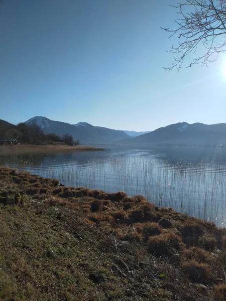 Soleado Día Invierno Tegernsee — Foto de Stock