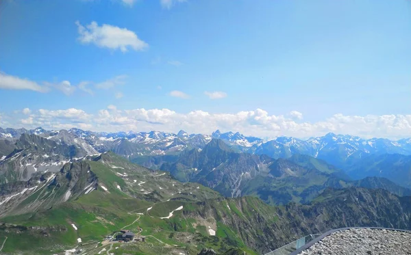 Nebelhorn Uma Montanha Baviera — Fotografia de Stock