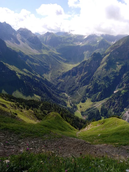 Tyskland Bayern Allgaeu Alperna Vandring Genom Alperna — Stockfoto