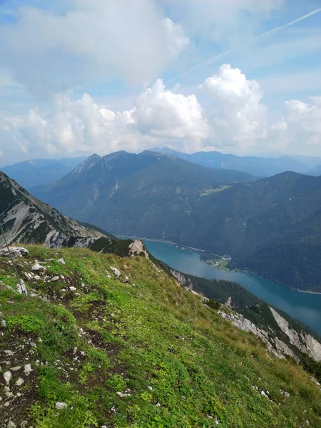 Senderismo Seebergspitze Una Montaña Tirol — Foto de Stock