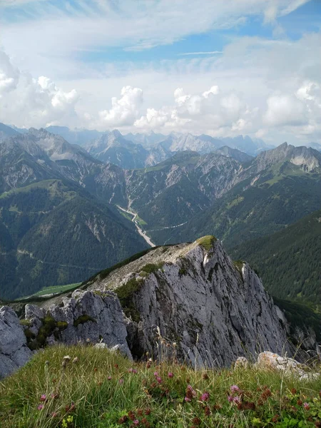 Senderismo Seebergspitze Una Montaña Tirol — Foto de Stock