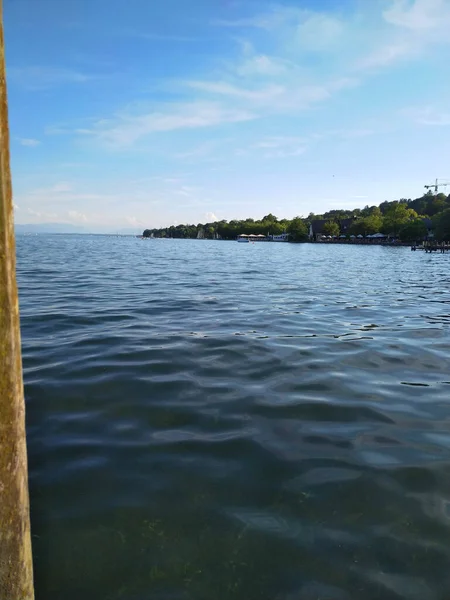 Starnberg Deki Gölde Güneşli Bir Gün — Stok fotoğraf