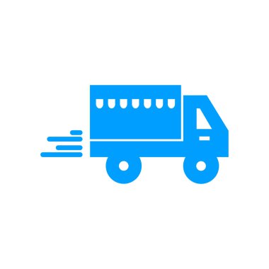 Teslimat araba vektör simgesi