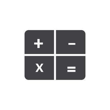 Hesap makinesi vektör simgesi