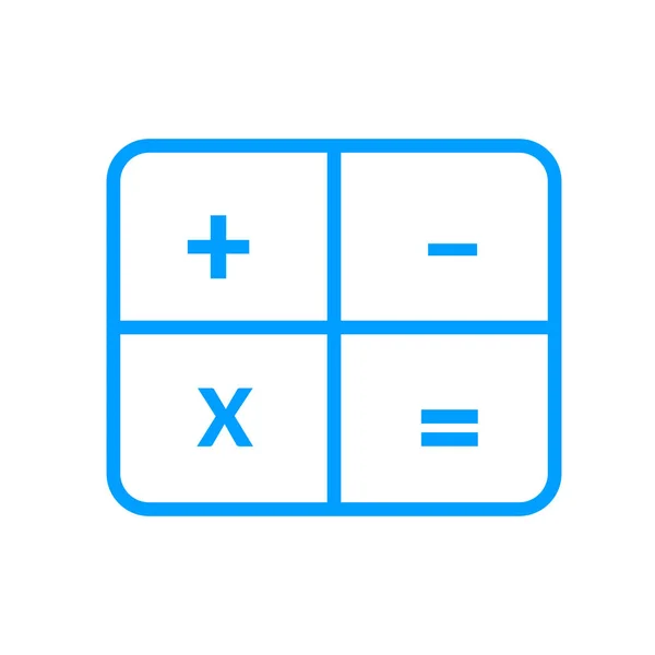 Calculator vector icon — Stock Vector