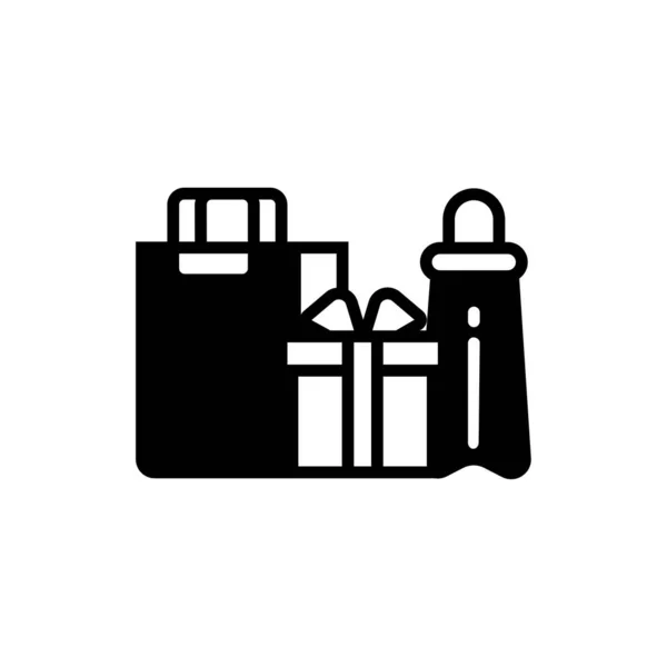 Nákupní tašky ikona — Stockový vektor