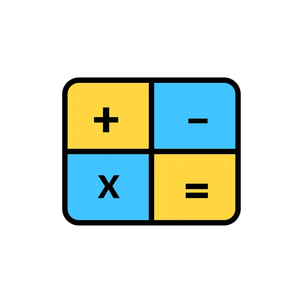 Icône vectorielle de calculatrice — Image vectorielle