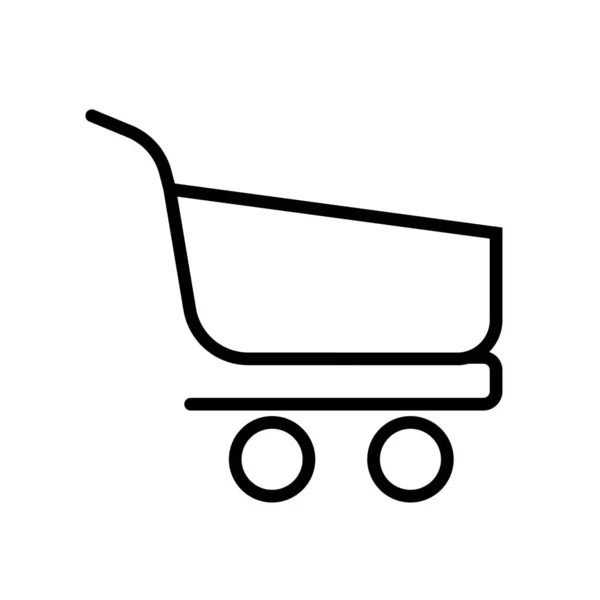 Ícone do carrinho de compras —  Vetores de Stock
