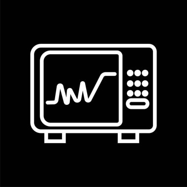 web sitesi ve mobil uygulamalar için yoğun bakım-vektör icu illüstrasyon simgesi.