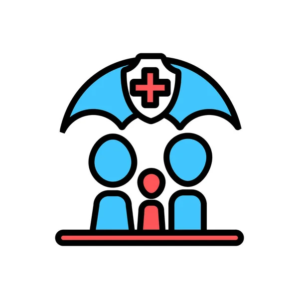 Icono de la atención médica vector familia icono de la atención médica para su negocio . — Archivo Imágenes Vectoriales