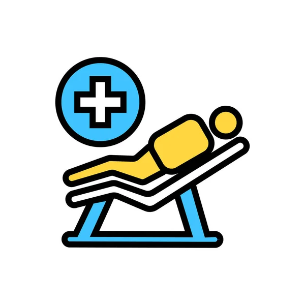 Іконка екстреної кімнати вектор екстреної допомоги охорони здоров'я, медична ікона . — стоковий вектор