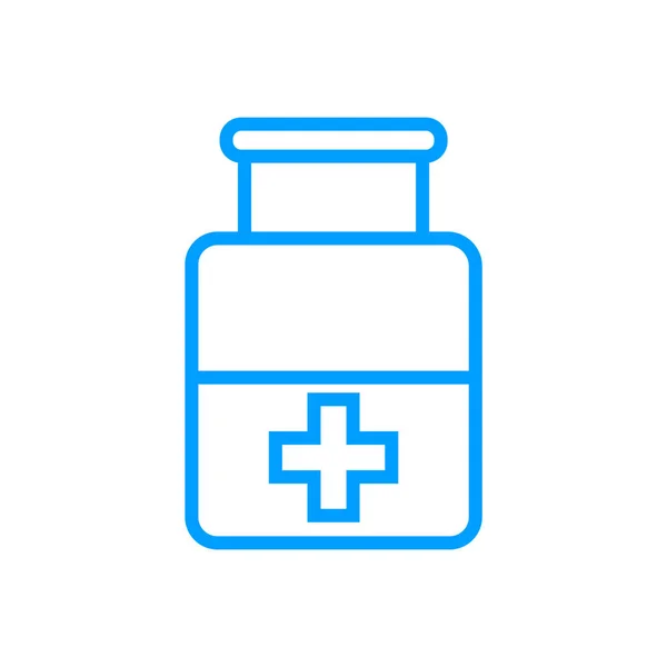 Medicin och piller ikon — Stock vektor
