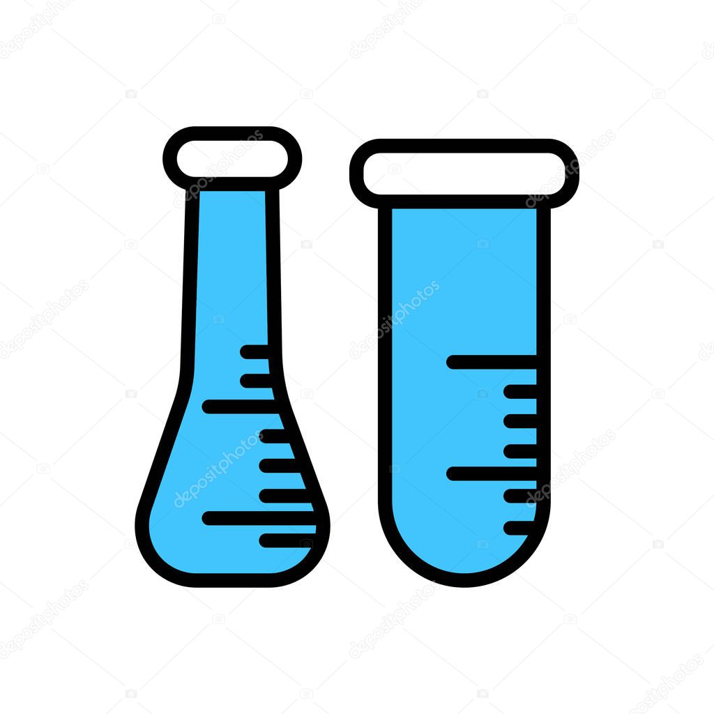 Chemistry vector icon- Chemistry vector illustration icon for website and mobile apps.