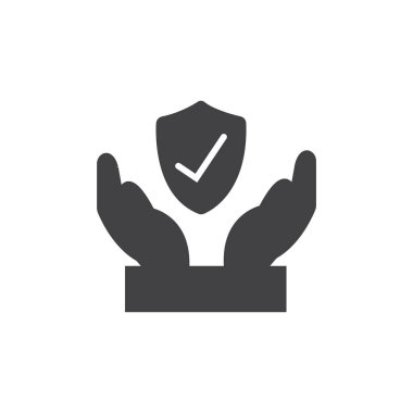 güvenlik simgesi- vektör güvenlik simgesi iş simgesi