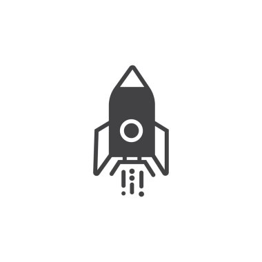 proje başlatmak için iş simgesi- vektör iş simgesi başlatmak.