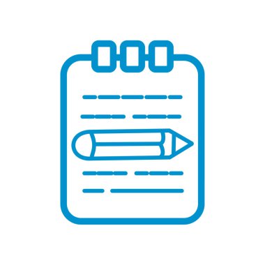 Not simgesi vektör sembolü yaz.