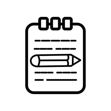 Not simgesi vektör sembolü yaz.