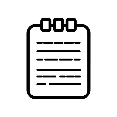 Not simgesi vektör sembolü yaz.