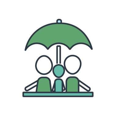 Aile hayat sigortası simgesi