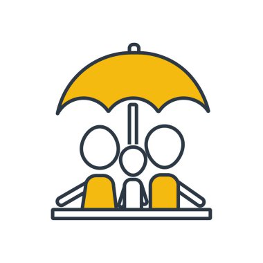 Aile hayat sigortası simgesi