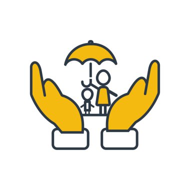 Aile hayat sigortası simgesi