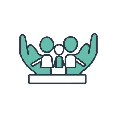 Aile hayat sigortası simgesi