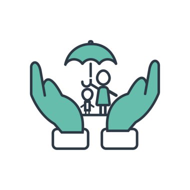 Aile hayat sigortası simgesi