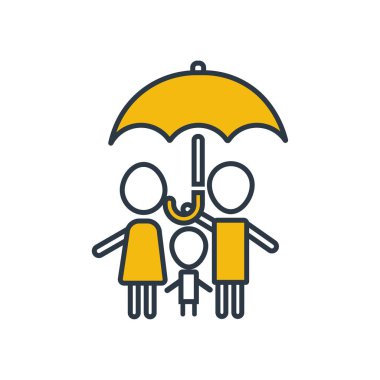 Aile hayat sigortası simgesi