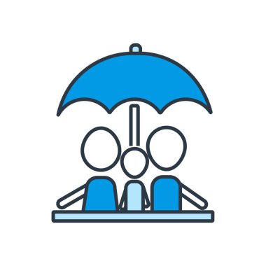 Aile hayat sigortası simgesi