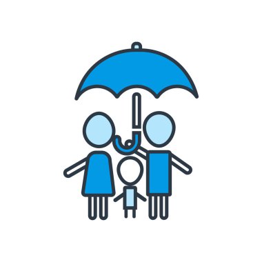 Aile hayat sigortası simgesi