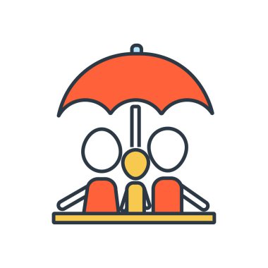 Aile hayat sigortası simgesi